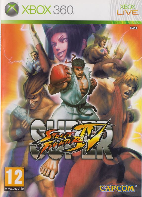 Street Fighter IV box art for Xbox 360